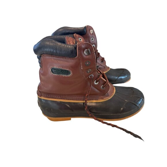 Weather Spirits Thermolite Insulated Mens Duck Boots Size 11 Brown & Black - Picture 3 of 8